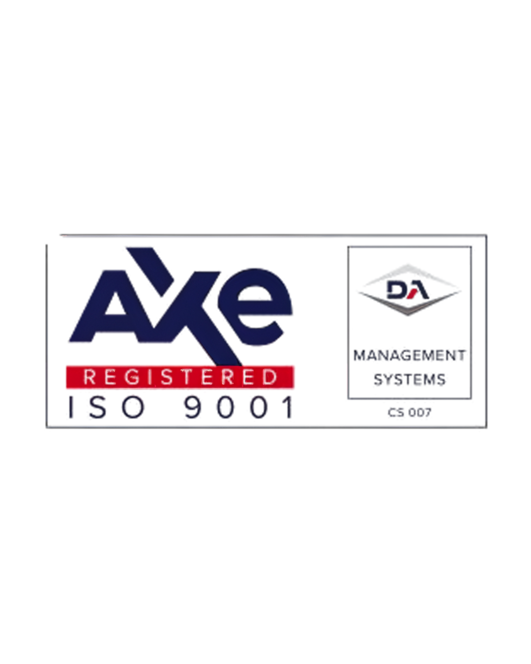 AXXE — ISO 9001 Registered
